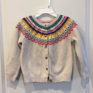 Mini Boden Fair Isle Cardigan